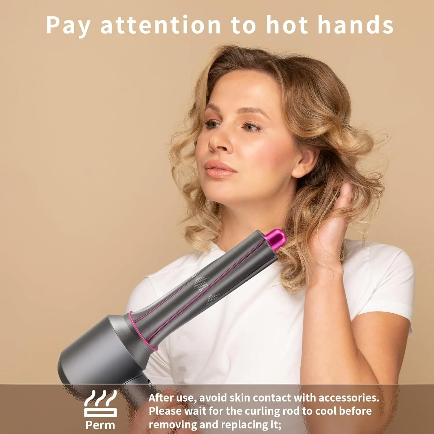 Haartrockner-Lockenaufsatz, verbesserte automatische Lockendüse für Dyson Supersonic HD16 Nural HD15 HD08 Haartrockner-Zubehör – Detail 2