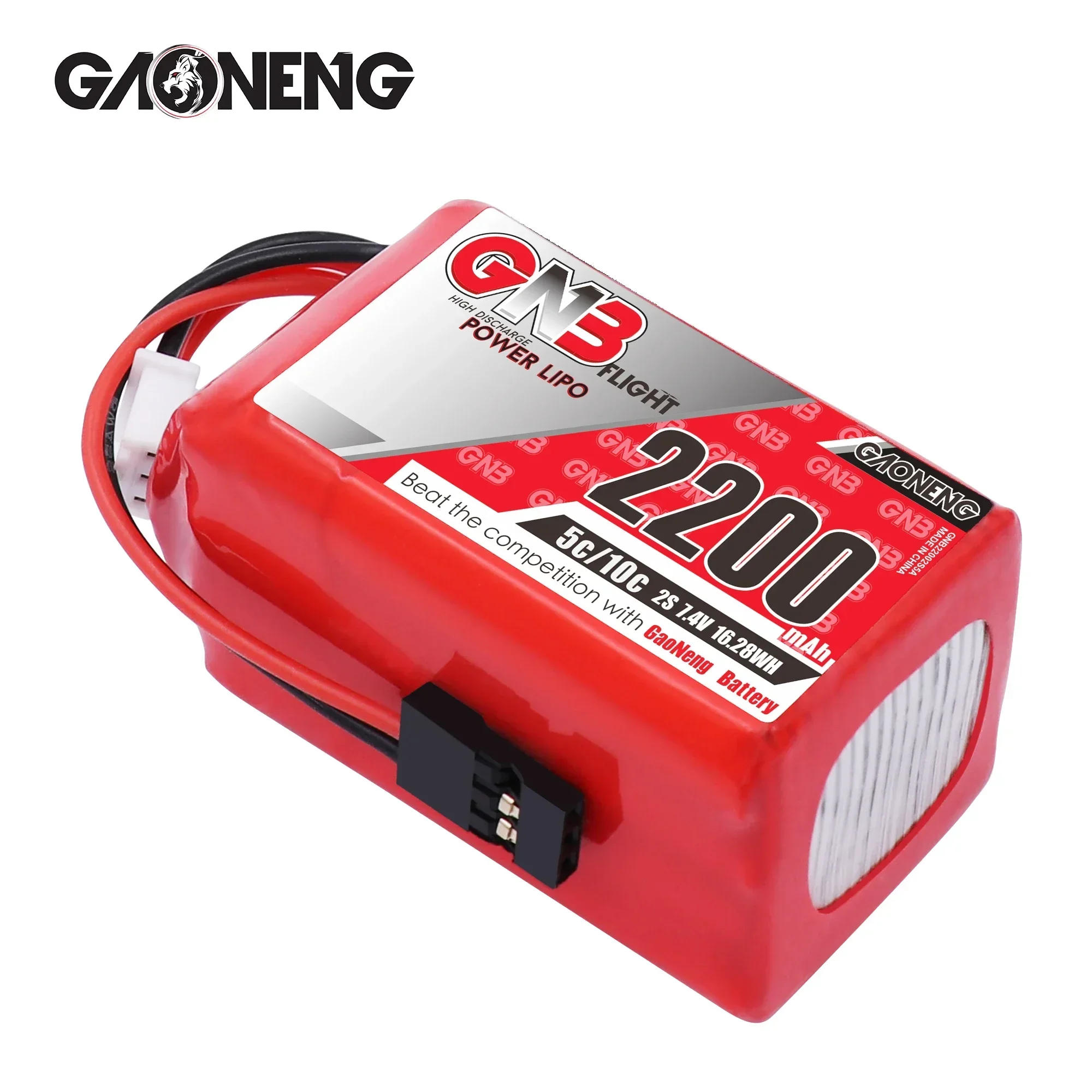 Gaoneng GNB 2S2P 2200mAh 7.4V 5C/10C Akumulator Lipo do zdalnego sterowania z wtyczką JR do nadajnika TX Części zdalnego sterowania RC