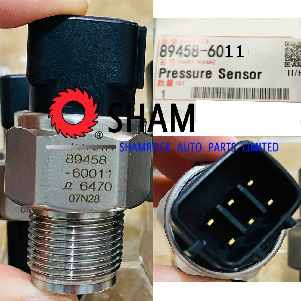 

89458-60011 499000-6470 8945860011 89458 60011 Fuel Rail Pressure Sensor 4990006470 8945860011