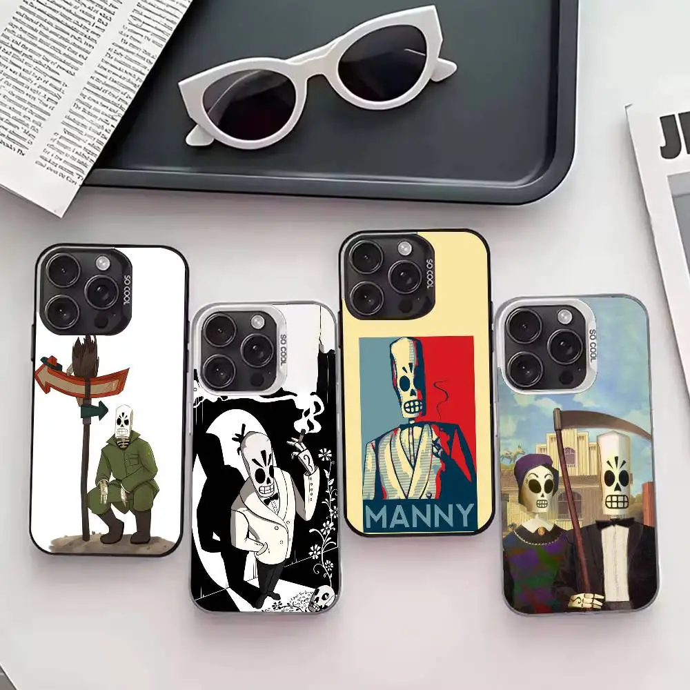 

G-Game G-Grim F-Fandango Phone Case For iPhone 17,16,15,14,13,12,11 Plus,Pro Max,XS,Colored silver phone case