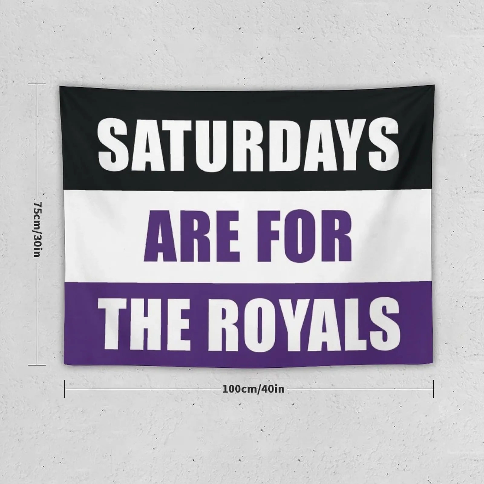 Saturdays are for the royals- University of Scranton Tapestry Things To The Room Home And Comfort Decor Tapestry