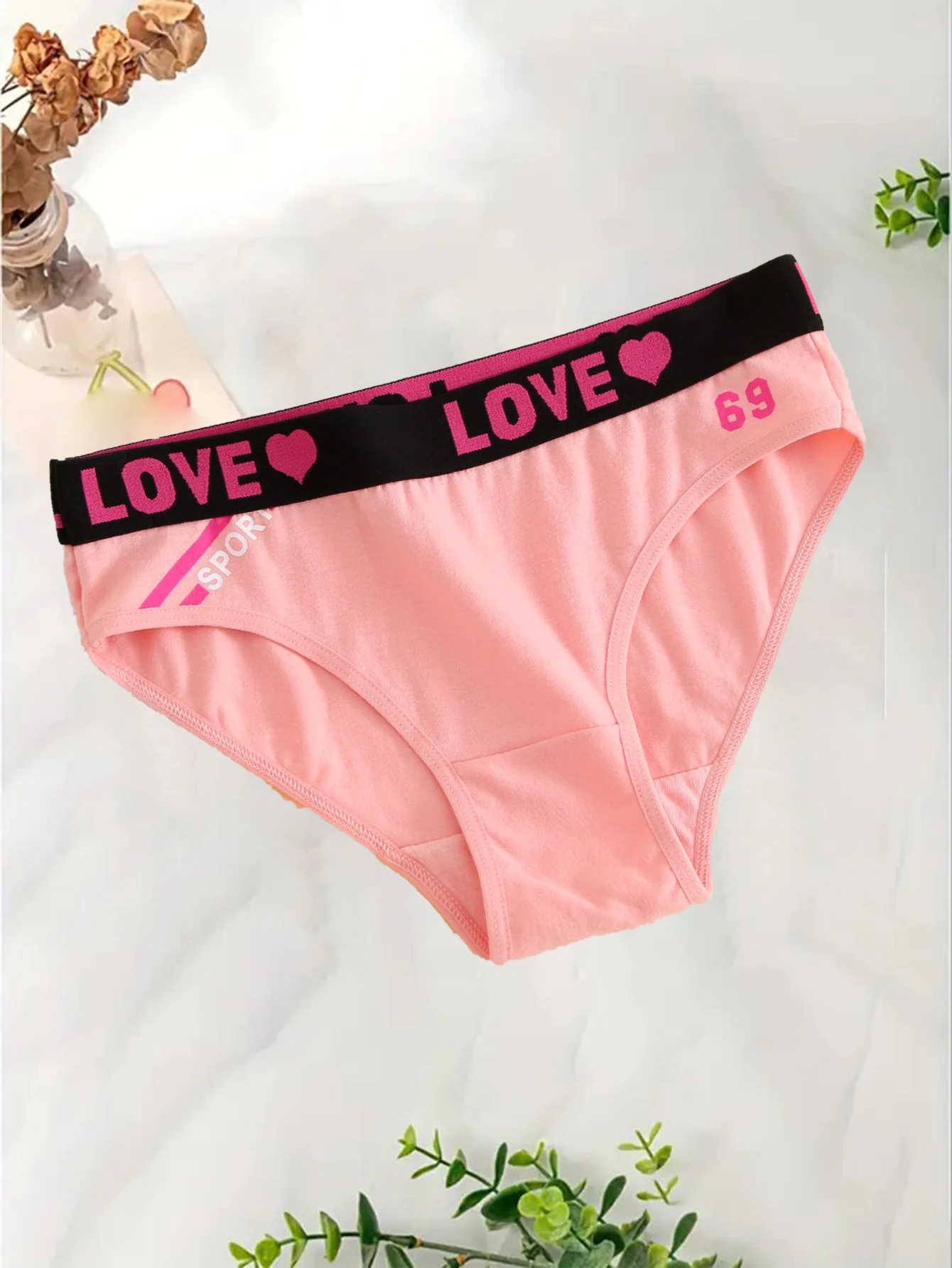 6 pièces/ensemble culottes femmes Sexy sous-vêtements respirants Lingerie confortable coton rayé slips mode confortable caleçon vente