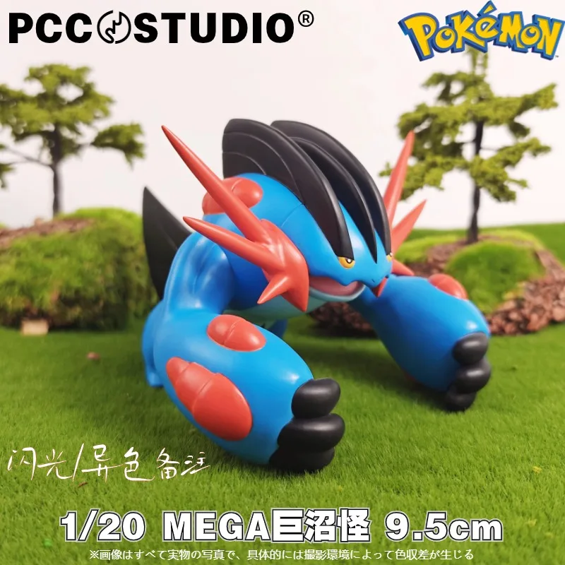 جديد 9 سنتيمتر البوكيمون Swampert نموذج لجسم لعبة أنيمي الهزلي Gk تمثال جمع تمثال مكتب دمى ألعاب أطفال هدايا عيد الميلاد