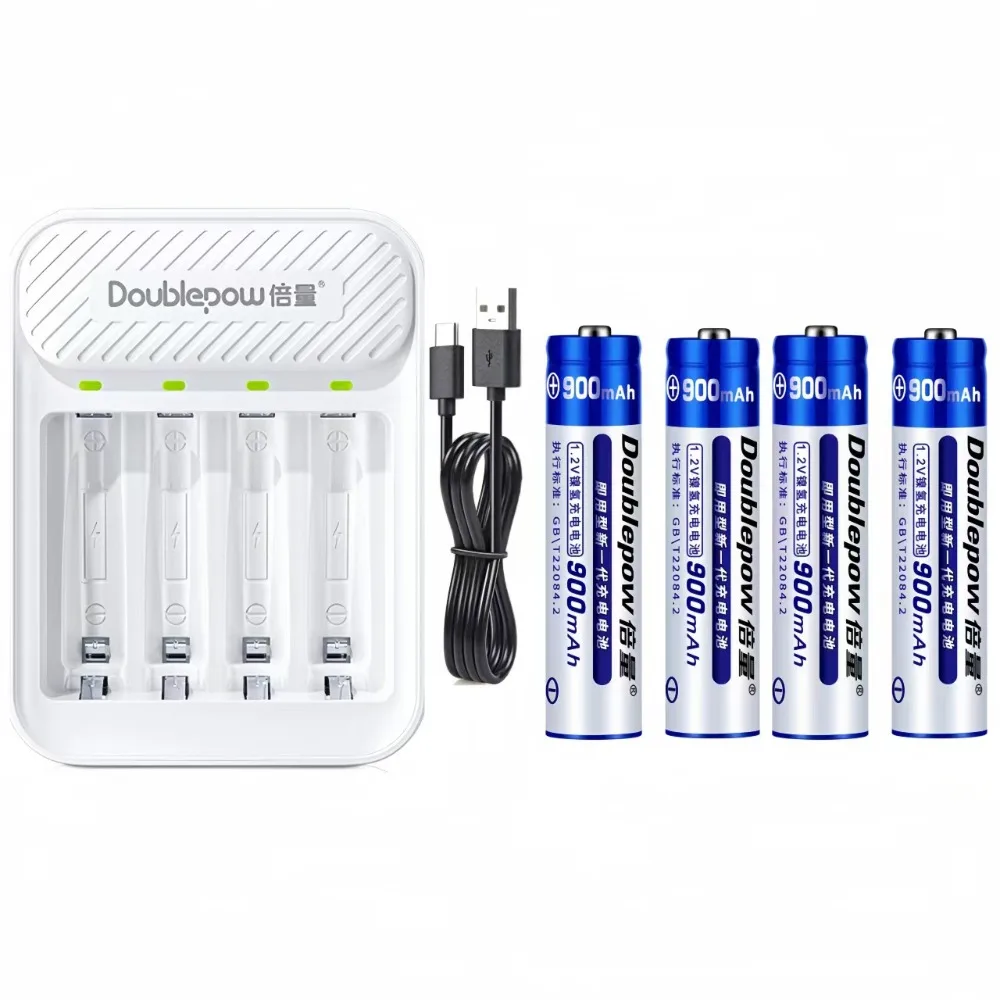 

4pcs/lot AAA NiMH battery 900mAh 1.2V rechargeable battery for calculator alarm clock remote control toys