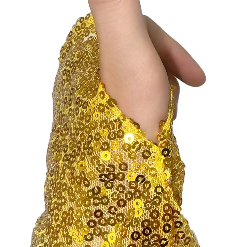 أزياء خمر الترتر قفازات مشرقة أصابع تأثيري القفازات القوطية الشرير الرقص قفازات نادي الحفلات