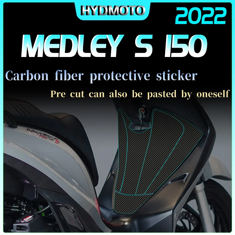 For PIAGGIO MEDLEY S150 2022 stickers carbon fiber protective stickers car body modification accessories