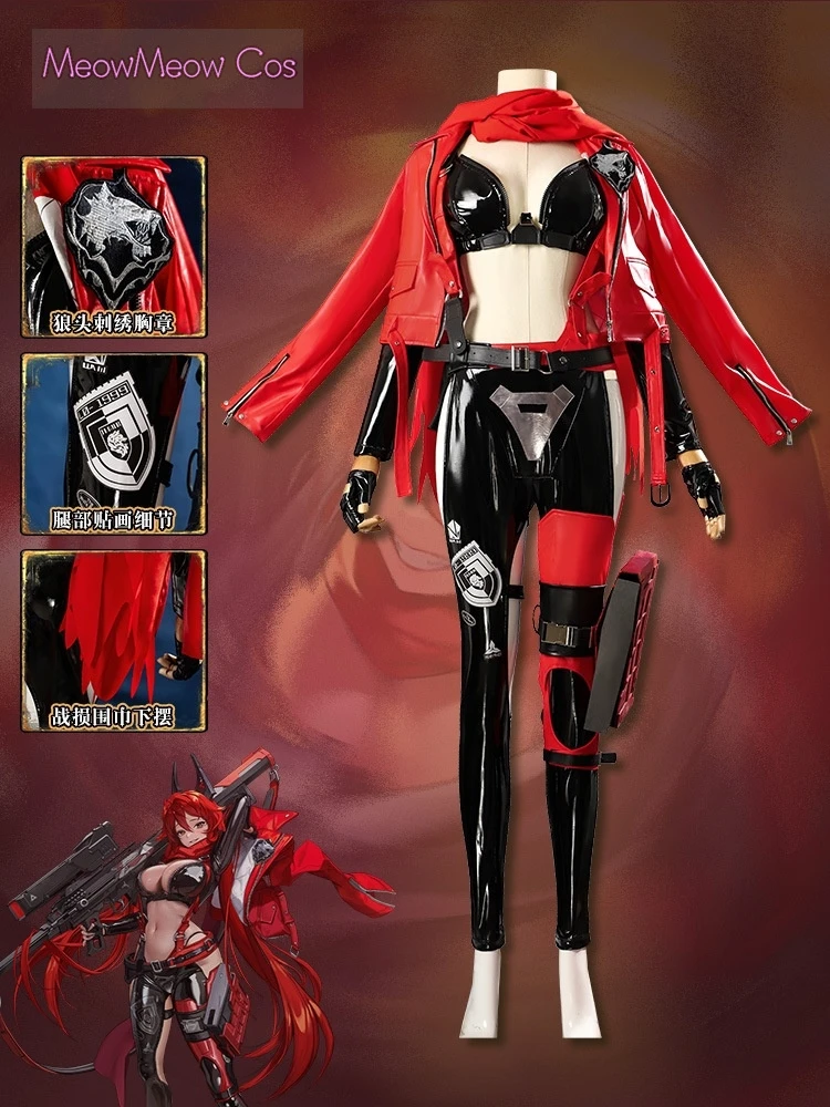 Anime Spiel GODDESS OF VICTORY: NIKKE Cosplay Kostüm Kleidung Uniform Cosplay Rotkäppchen Halloween