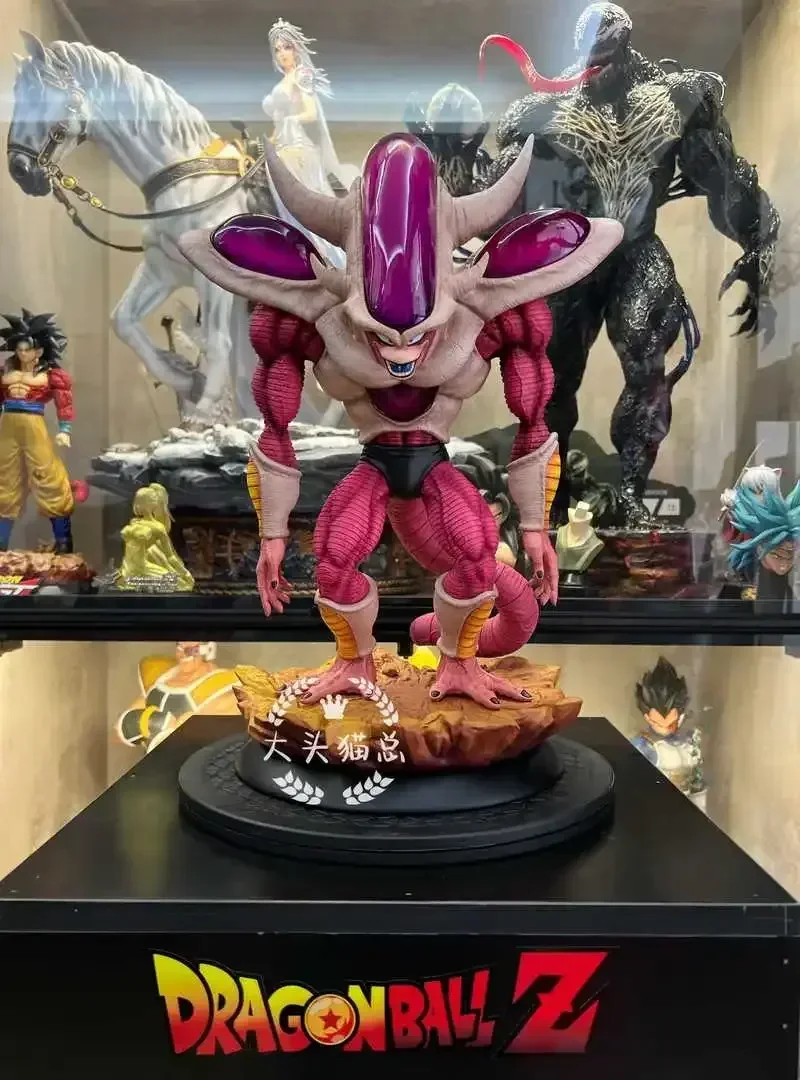 Personaje de Anime Dragon Ball White Hole Frisa, tres formas de cómic de gama baja, rosa/púrpura, modelo de decoración opcional, regalo de juguete