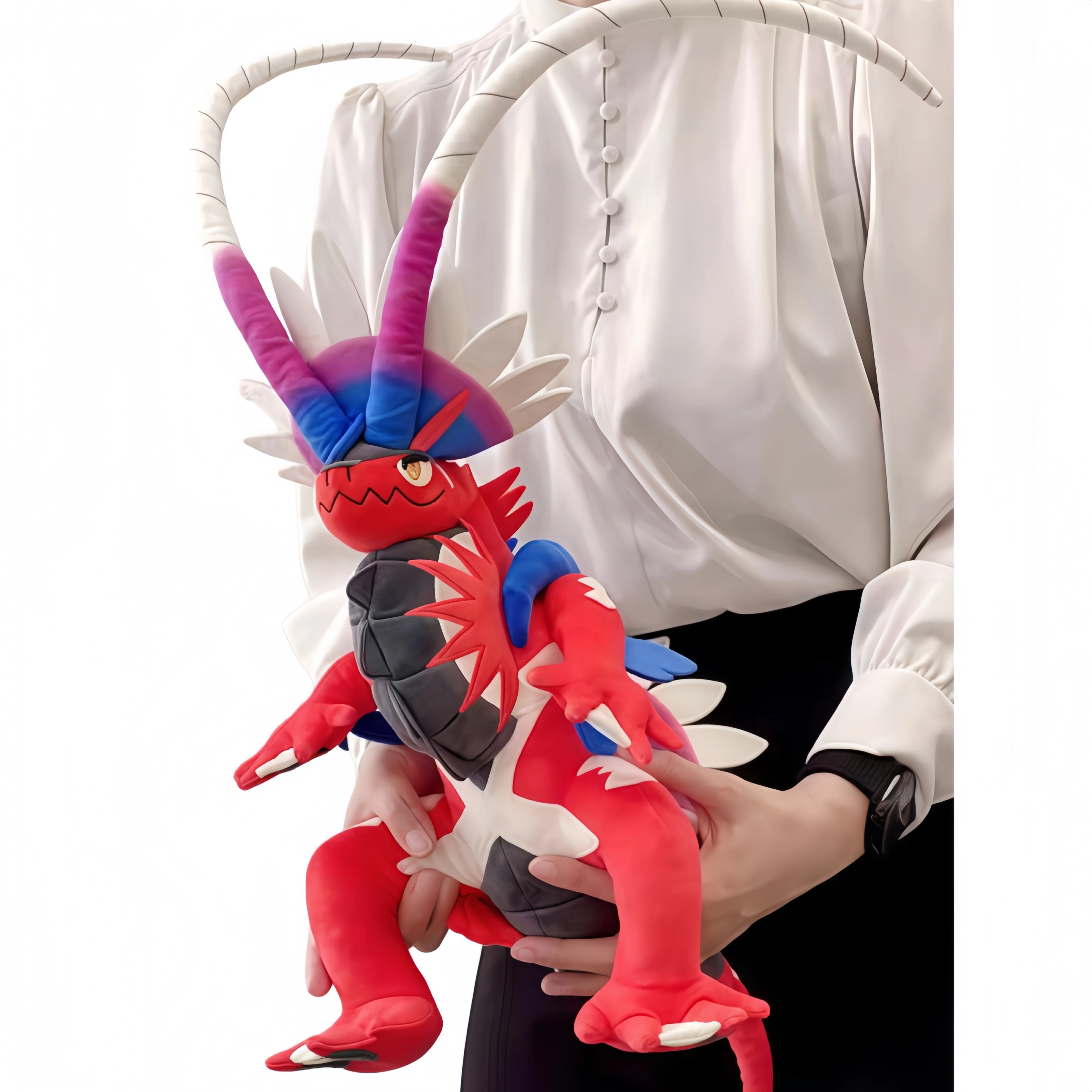 

Милые плюшевые игрушки Pokemon Scarlet&Violet Koraidon Miraidon, мягкая кукла Пикачу Peluche, аниме-игрушки, хобби, мультяшные игрушки для девочек