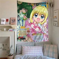 Mermaid Melody Anime Pichi Pitch Hanging Bohemian Tapestry Cheap Hippie Wall Hanging Bohemian Wall Tapestries Mandala Wall