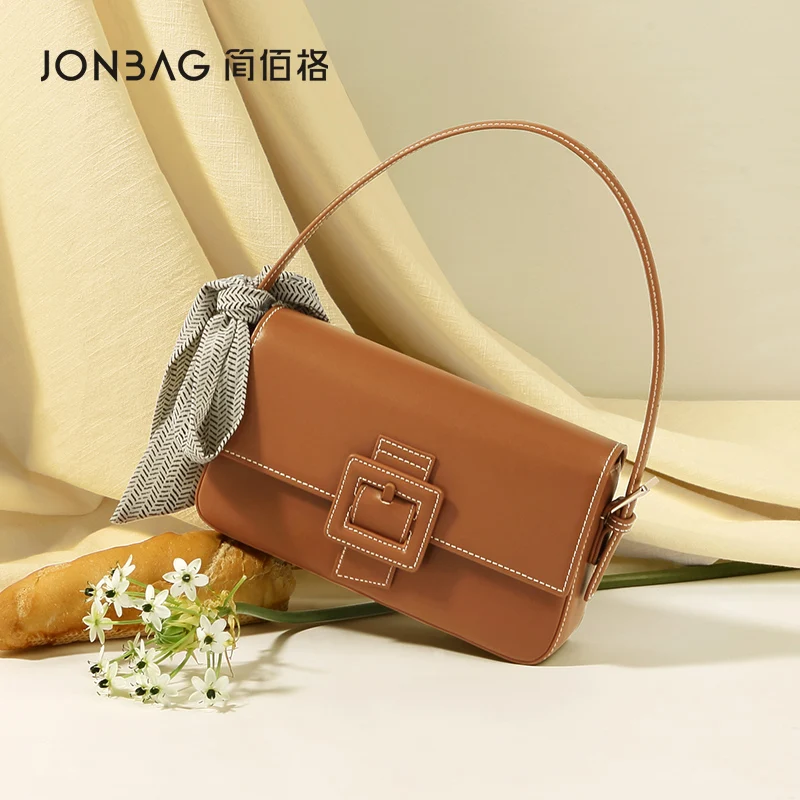 JONBAG Style High-quality Texture Niche Retro Armpit Women's Bag Summer Crossbody One Shoulder Ladies Bag  with Free Shipping