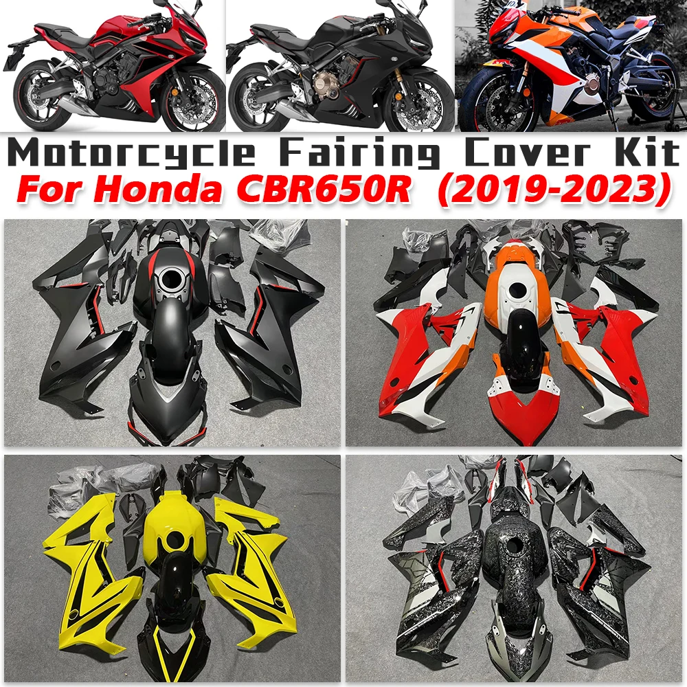 For Honda CBR650R 2019-2024 Motorcycle Fairing Body Cover Kit Set Fit on CBR 650R 2022 2023 DIY Fairing Decorative Cover Shell