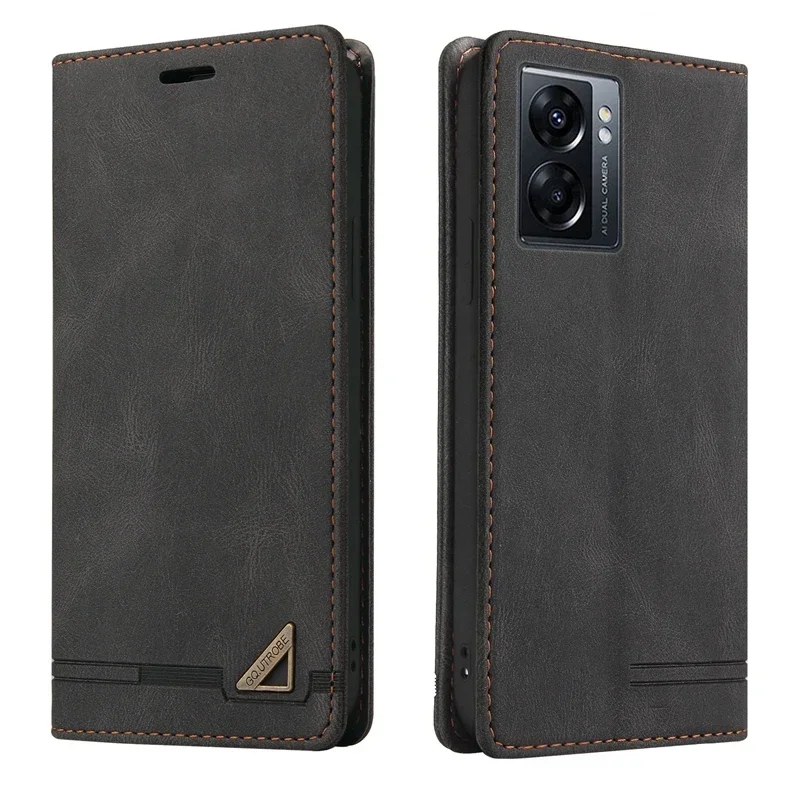 Wallet Flip Leather Texture Case For OPPO A96 A95 A94 A92 A78 A77 A76 A74 A73 A72 A58 A57 A54 A53 A52 A36 A35 A33 A32 A16 A15