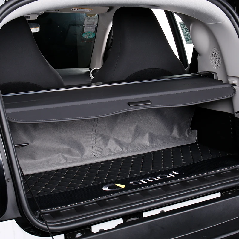 Car Trunk Partition Tail Box Covering Curtain For Mercedes Smart 453 451 Fortwo Forfour Car Accessories Interior Back Seat Bag