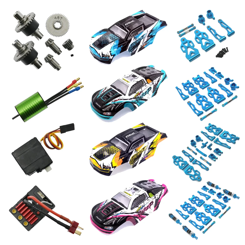 

SCY 16101 16102 16103 16201 16101 Pro RC Car 1:16 Blue Upgraded Metal Spare Parts 4WD 50Km/h RC Car Receiver Original Parts