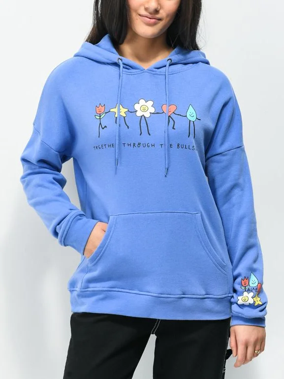 سترة نسائية كاجوال بتصميم كرتوني لعام 2023، مصنوعة من مزيج القطن والبوليستر، نسيج ناعم ومريح، هودي نسائي #4