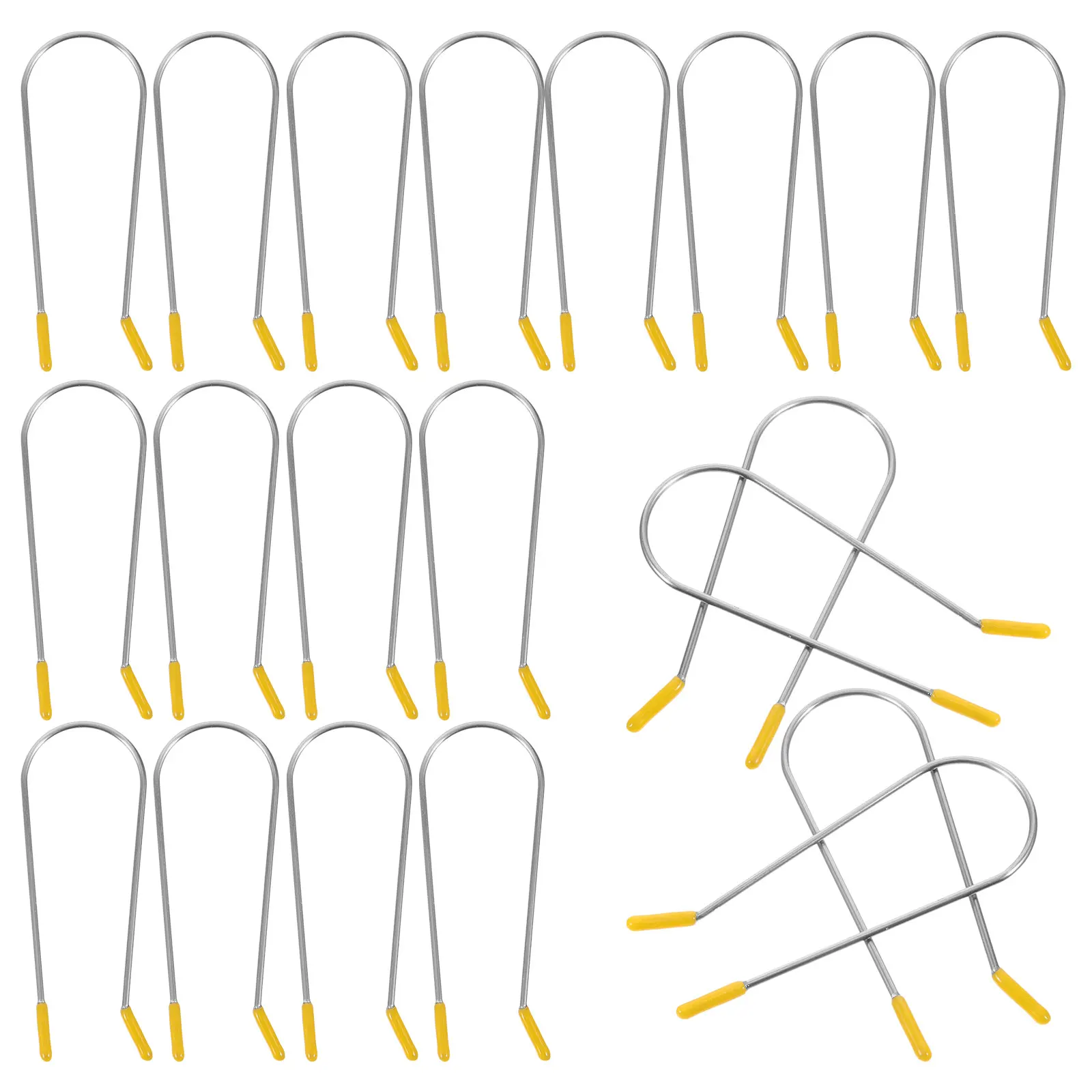 20 قطعة دبابيس الشباك 2 54 سنتيمتر مقاطع لون عشوائي الساخن الصغيرة الجافة بار المعادن استبدال الأسطوانة الفك المشابك أداة التصميم #5