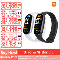 New Xiaomi Mi Band 9 Smart Bracelet, 1.62'' AMOLED Screen, BT5.4, Blood Oxygen Heart Rate Monitoring 150+ Sport Modes Smart Band