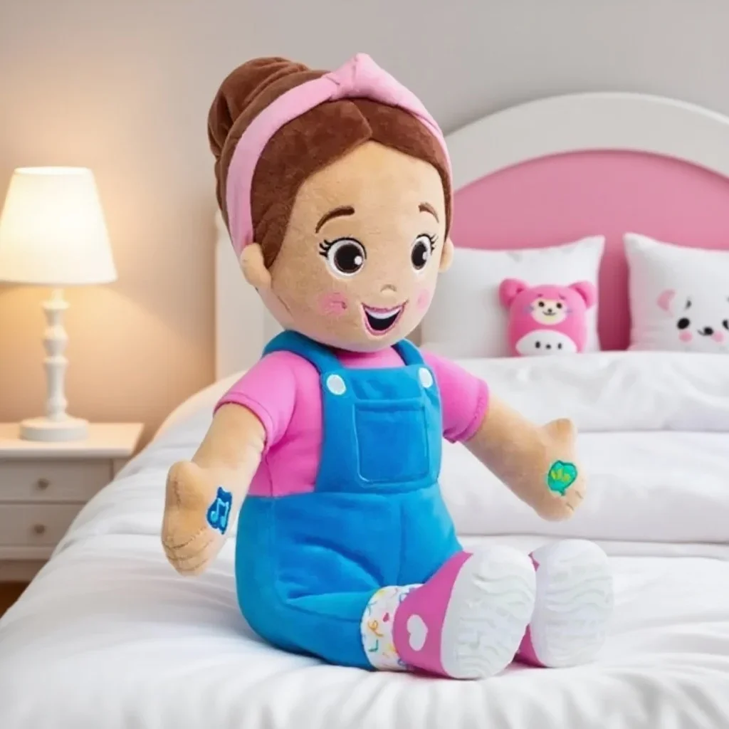 1PCS 30cm Toys Ms Rachel Speak&Sing Doll Soft Stuffed Music Toy Interactive Toy Cartoon Style Rag Doll Boys Girls Birthday Gifts