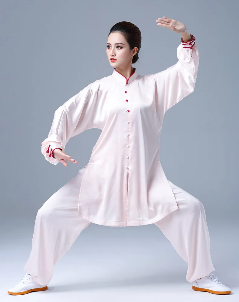 Women's Unisex Tai Chi Suit Pink Lightweight New Arrival 2025 Upgraded Design Performance & Competition Training Wear Summer for