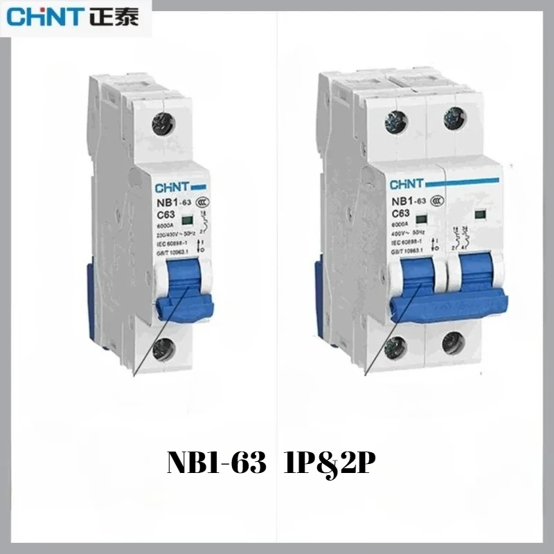 

Chint NB1-63 Household Leakage-Protected Air Switch 1P 2P 10A-63A C-Type 220V Small Circuit Breaker Home Main Electrical