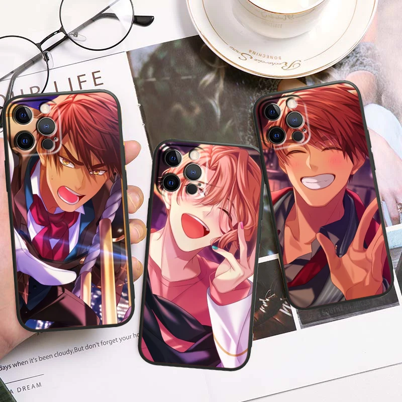 Cool Obey Me Anime dla iPhone 15 14 13 12 11 XS XR X 7 8 6 6S Pro Max Plus mini czarne etui na telefon