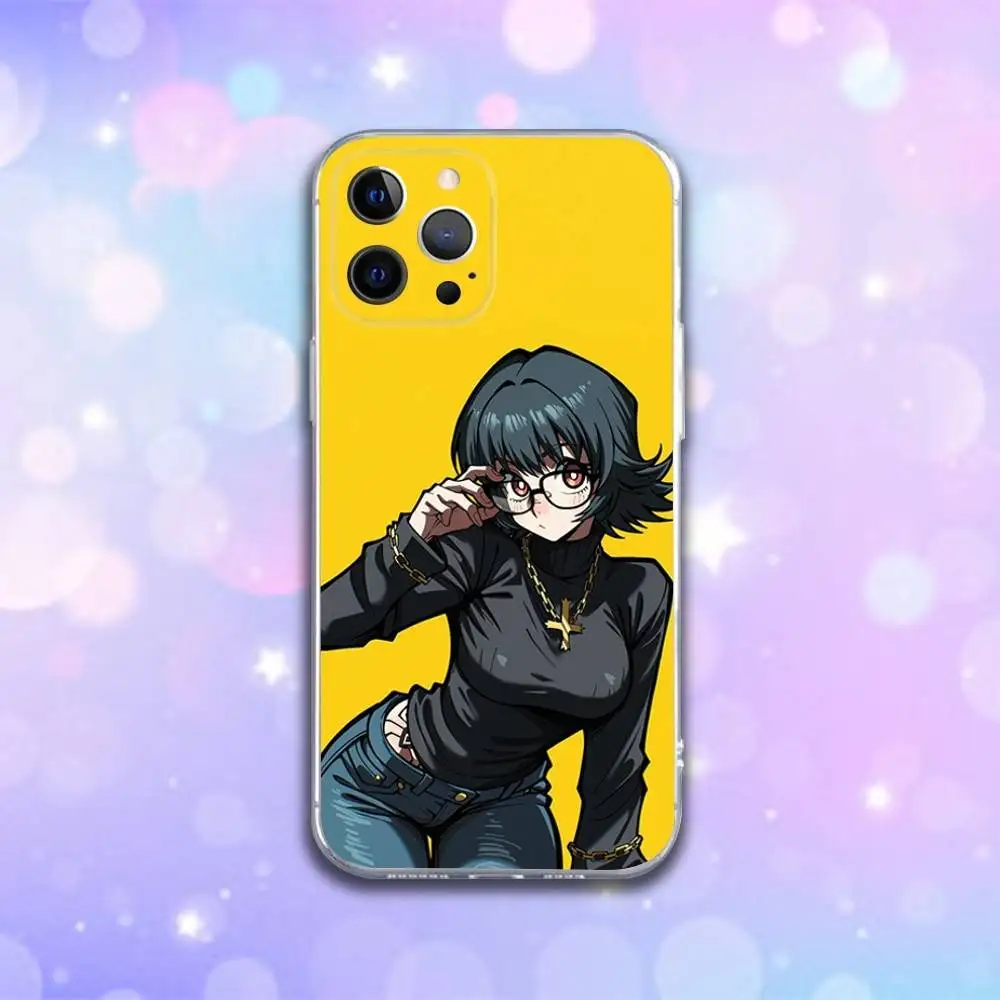 حافظة هاتف H-Hunter S-Shizuku أنيمي لهاتف آيفون 16e,16,15,14,13,12,11 Plus,Pro,Max,XR,XS,X,Plus,SE,غطاء ناعم شفاف صغير