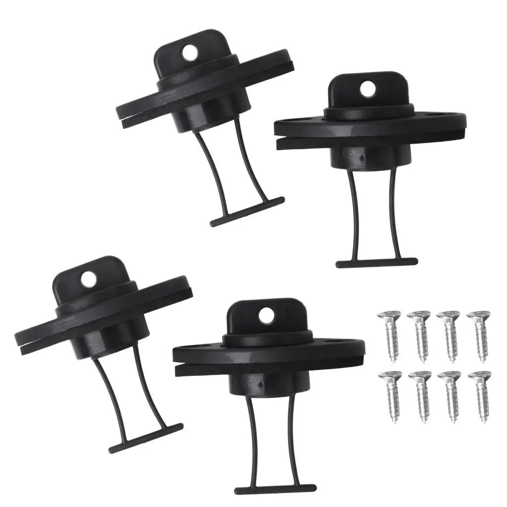 

Герметичная сливная пробка для лодки, черный полипропиленовый материал, набор пробок для каяка, пробка для водного ремесла для рыбалки