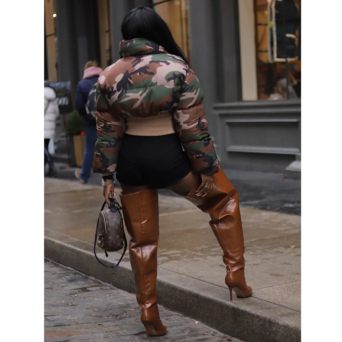 Abrigos acolchados de burbujas, chaquetas con volantes, abrigos largos gruesos y cálidos, ropa Y2K para mujer, ropa de calle, chaquetas elegantes