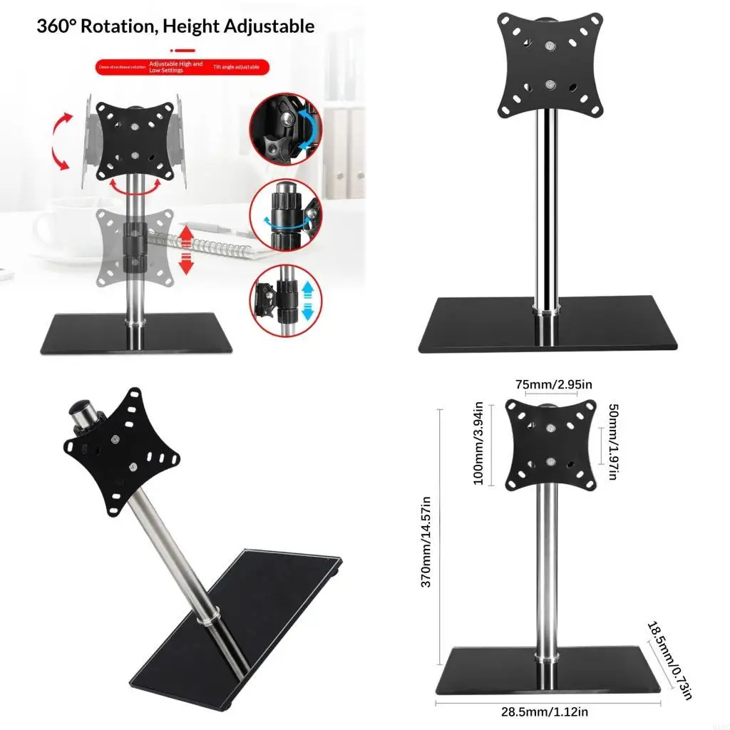 

Flexible Computer Sports car 14 Two Foot Monitors with Height and Tilt Adjustment Feature