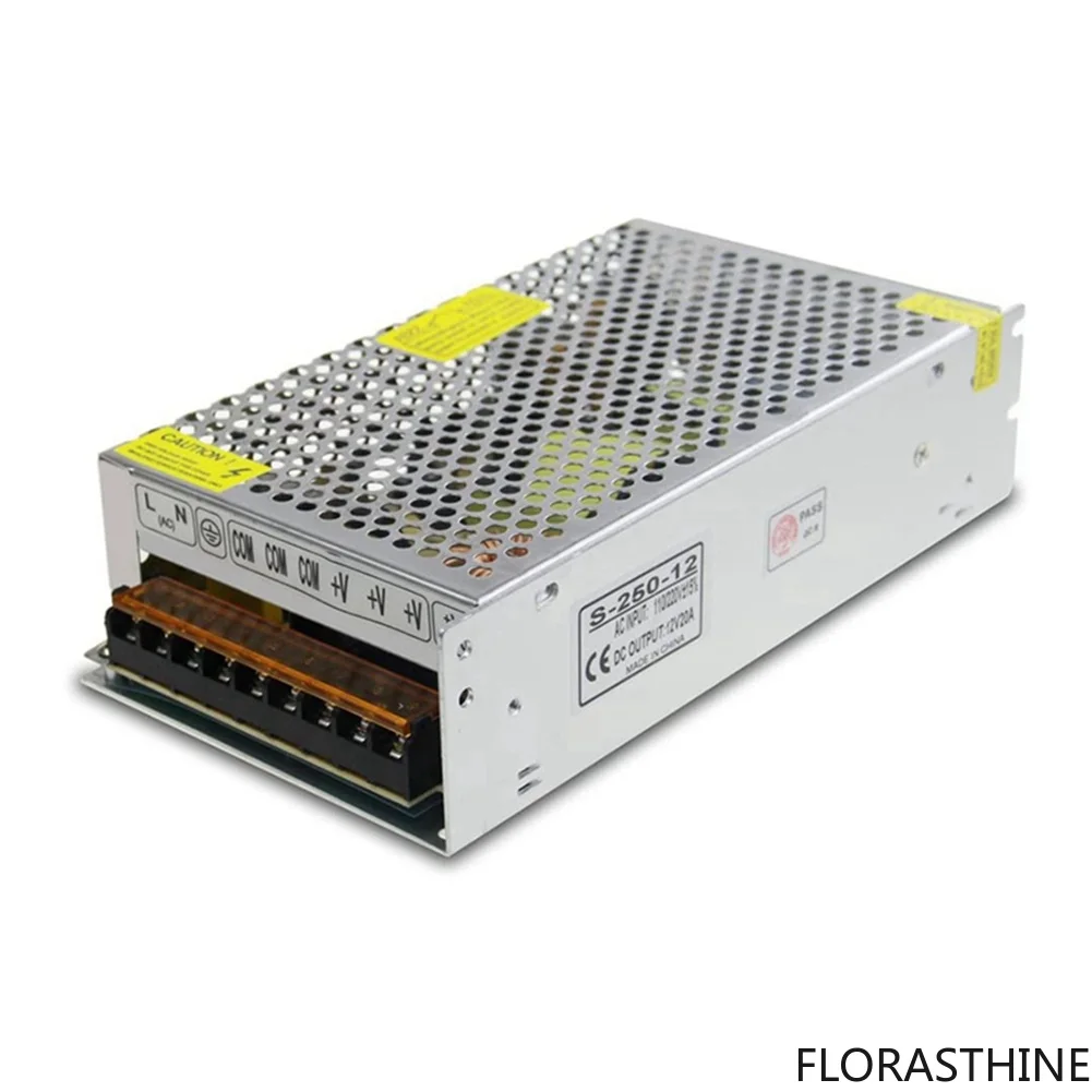 DC 12V 20a 240W Power Supply Transformer Switch AC 110V / 220V to DC 12V 20Amp Switching Converter Adapter LED(20A)
