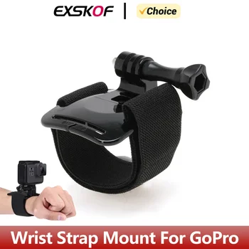 リストストラップマウント GoPro ヒーロー 12 11 10 9 8 7 6 5 ブラック SJCAM Insta360 One X2 X3 DJI Osmo アクション 4/3 アクションカメラアクセサリー