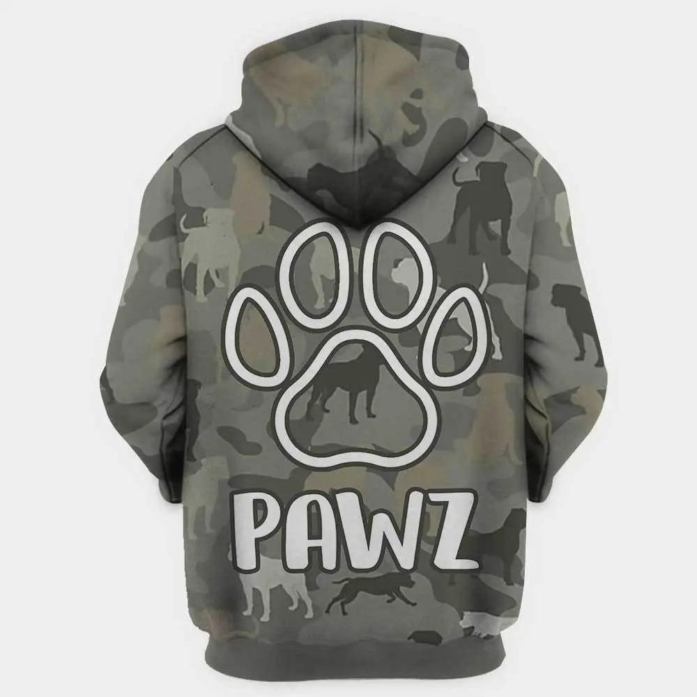 Cane Corso/Pug/American Bulldog 3D seluruh cetak hoodie wanita untuk pria pullover Jalan Tracksuit cinta hadiah anjing