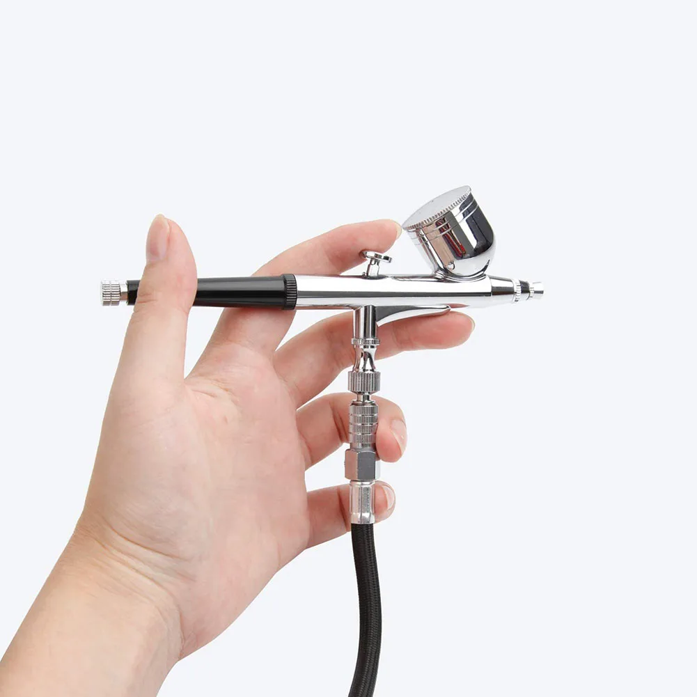 Metal Airbrush Quick Disconnect Set 5Pc with Adjustable Air Control Valve Compatible with Most Airbrush Systems