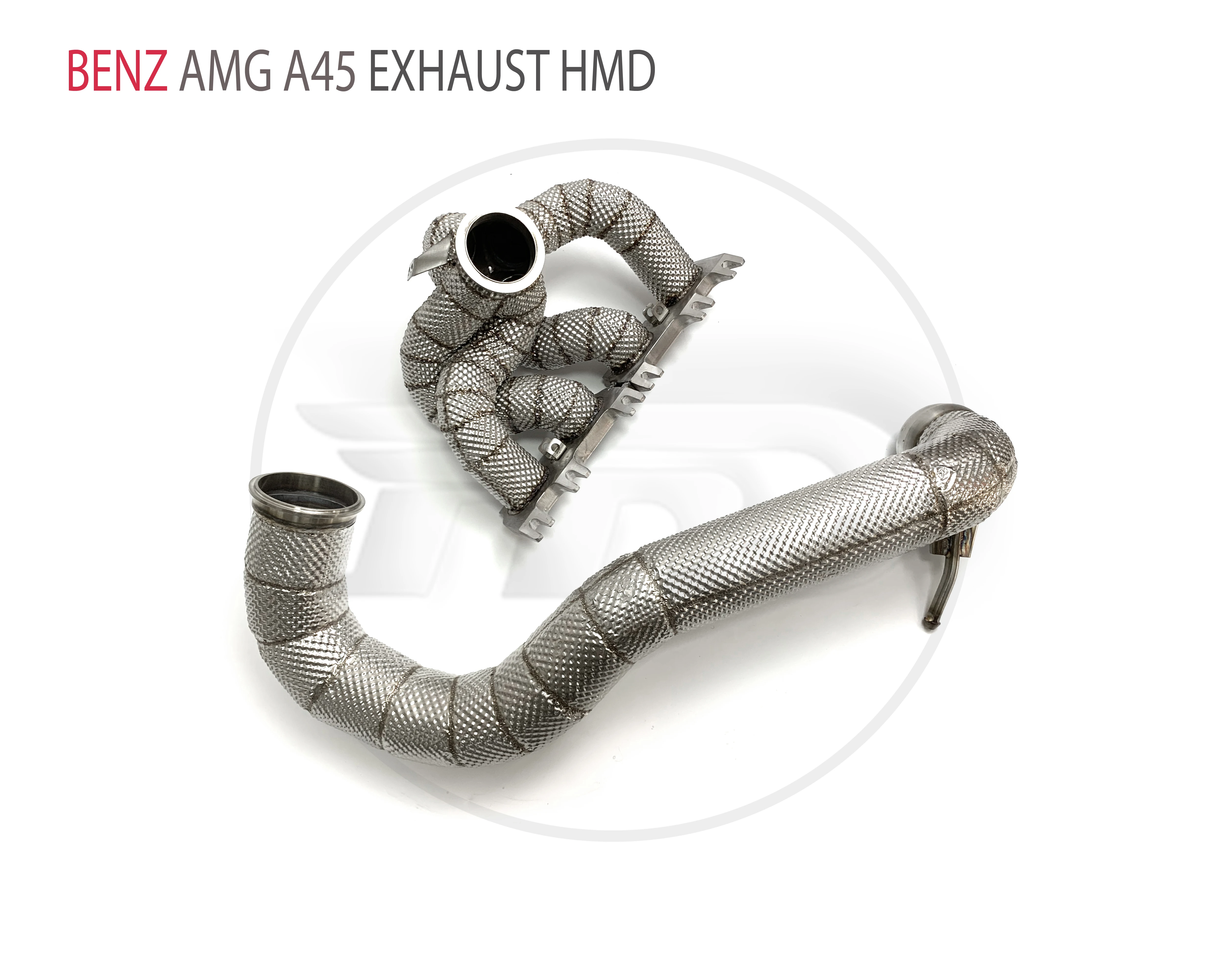 HMD Exhaust Manifold Downpipe for Benz AMG A45 Car Accessories With Catalytic Converter Header Without Cat Pipe