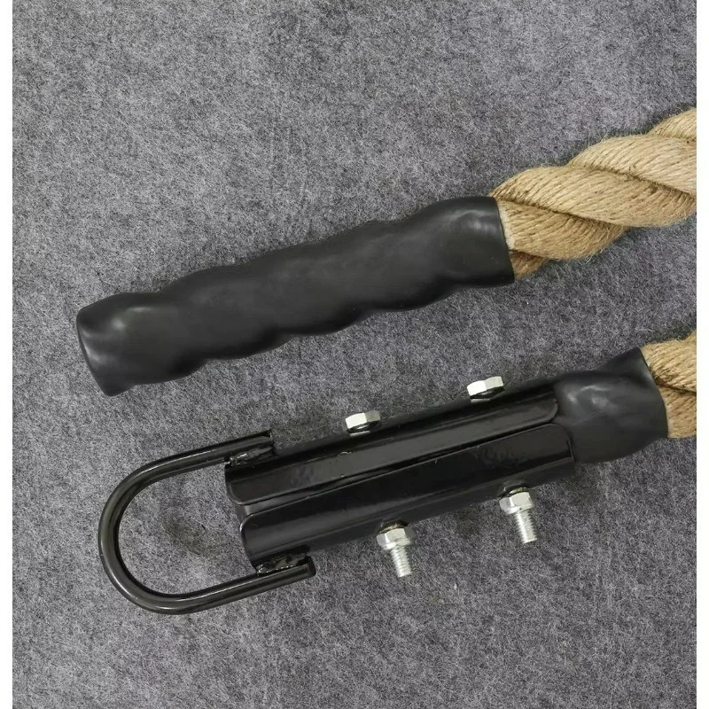 Natural Thick Power Training Climbing Rope Solid Durable Texture Wide Application For Indoor Outdoor Fitness Exercise
