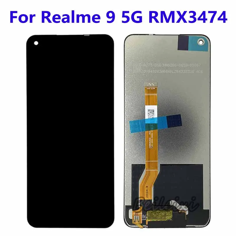 For Realme 9 5G RMX3474 LCD Display Touch Screen Digitizer Assembly