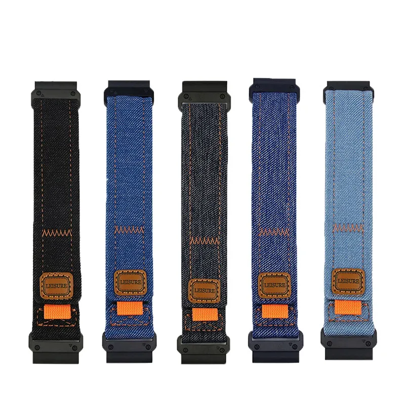 Pulseira de nylon para Garmin, Pulseira para Garmin Tactix 7Pro Fenix 7X 6X 7 5 6 Pro 5X Plus 3 3HR, Correia 26mm 22mm