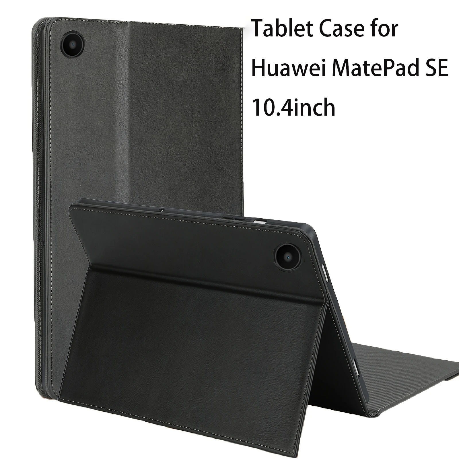 Tablet Case for Huawei MatePad SE 10.4inch Protective Cover Kickstand Function Shockproof (PU leather TPU Cover)