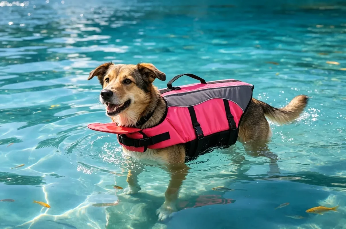 Safety Pet Dog Swimming Vest Floating Detachable Adjustable Dog Life Vests For Boating For Small Large Breed Outdoor Camping
