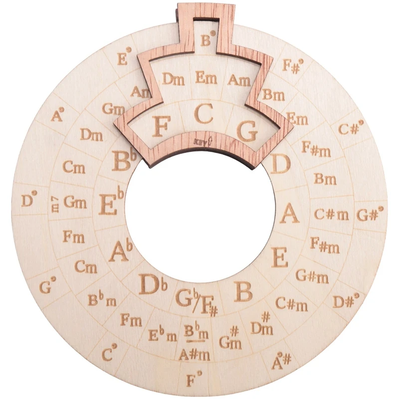 Wooden Melody Tool Melody Tool Circle Wooden Wheel And Musical Enlightenment Tool