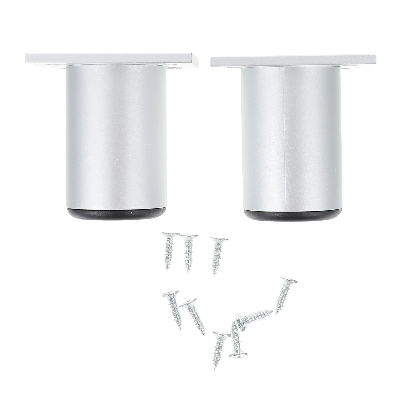 

2Pcs Household Table Legs Aluminium Alloy Adjustable Stable Nonslip Feet for Dining Dressing Coffee Table Replacement Parts