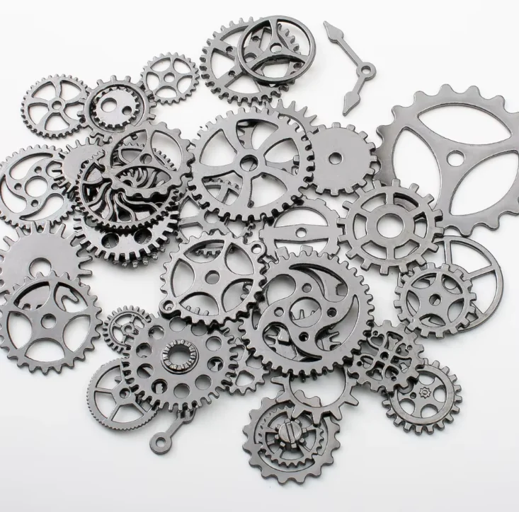 30/50Pcs Random Mechanical Steampunk Gears Charms