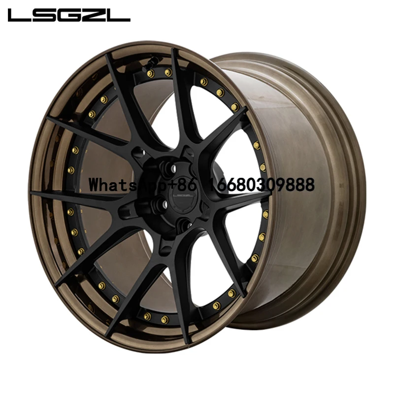 LSGZL matte black rims 20 inch wheel for dodge challenger forged aluminium alloy for bentley