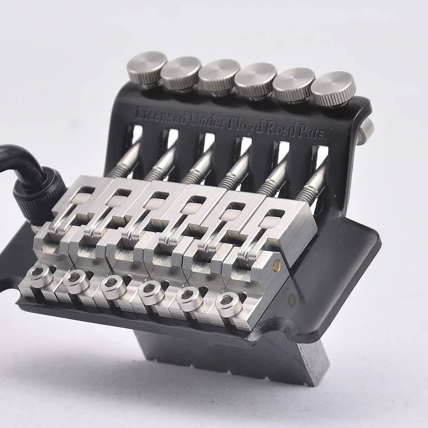 ( 6/7 Strings ) Guitar Bridge Stainless Steel Saddle For FR Tremolo System Bridge - Made in Japan