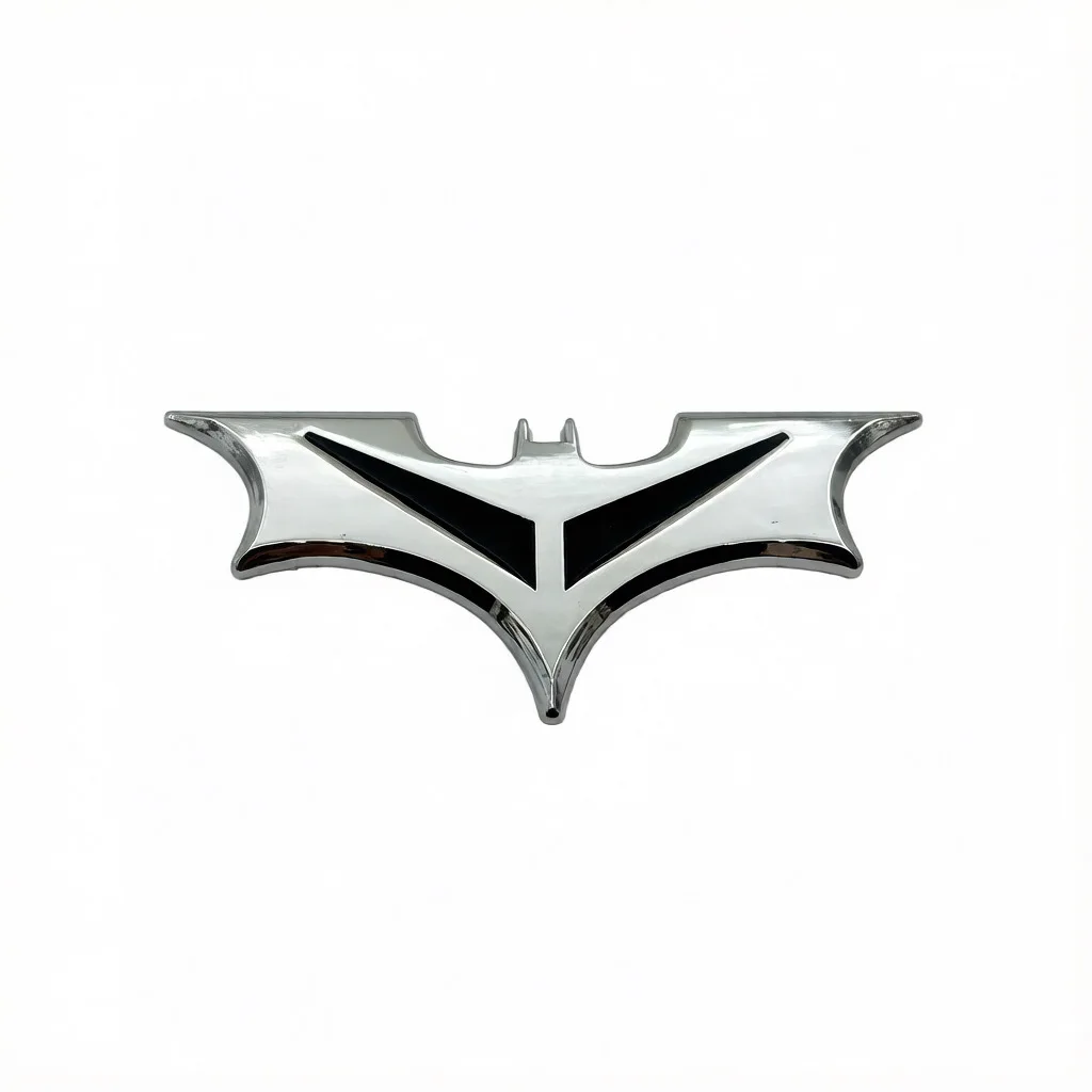 3D Stereo Bat Car Sticker with Metal Emblem, Modified 3D Emblem, Car Emblem, Decorative Sticker for Car Body, Car Rear Emblem
