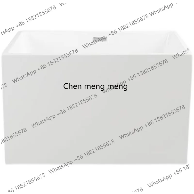 Acrylic seamless independent docking small apartment household bathtub mini bath bathtub