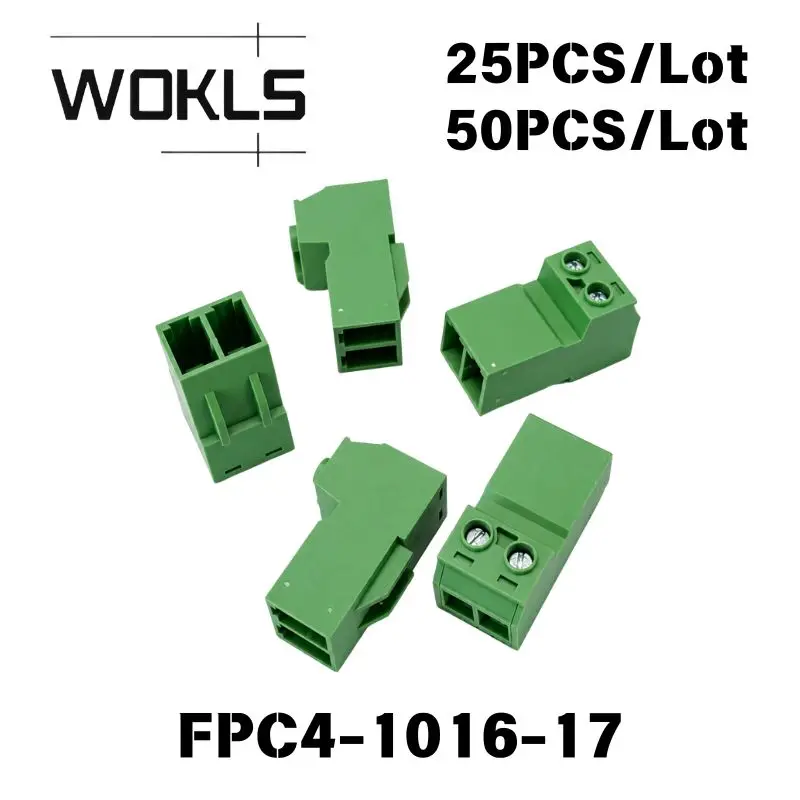 25/50PCS 5EDGKR 10.16mm Pitch Pluggable Terminal Block, 52A High Current Wire-to-Wire Mating Connector