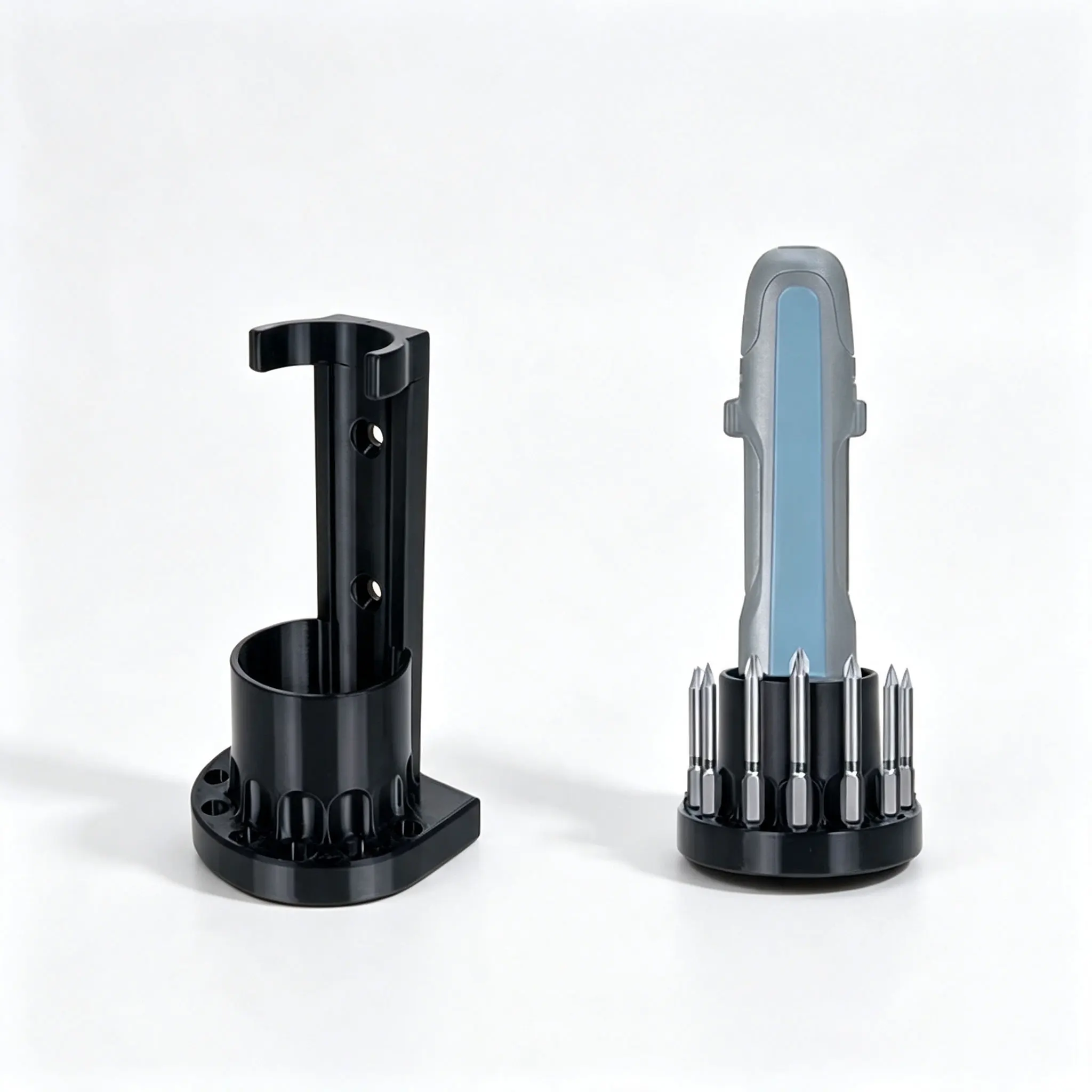 Wall Mount Tool Holder Compatible with Bosch GO 2.0 GO 12V Push Drive Cordless Screwdriver Garage Workshop Tool Storage Rack