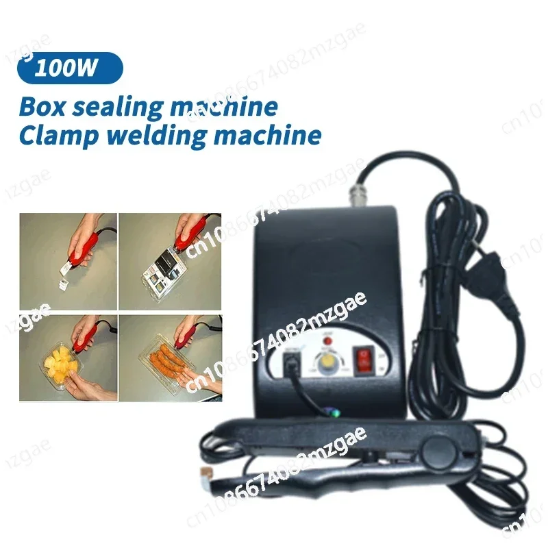 Portable Ultrasonic PVC Plastic Sealer for Cake Box, Small Clip Welder Food Meal Box Welding Machine for Storage